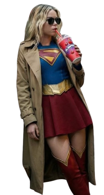 Milly Alcock Supergirl Kara Zor El Coat - Image 2